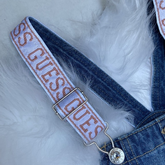 New GUESS Denim Jamper Skirt SZ 7 - Picture 3 of 6